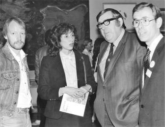 At the Opening of EVA 1980