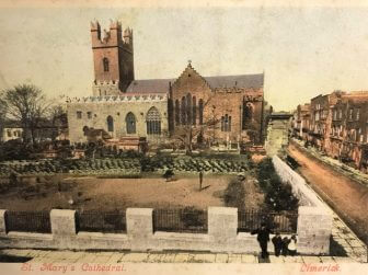 A Rare View of St Mary’s Cathedral and Nicholas Street.